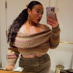 Off the shoulder sweater